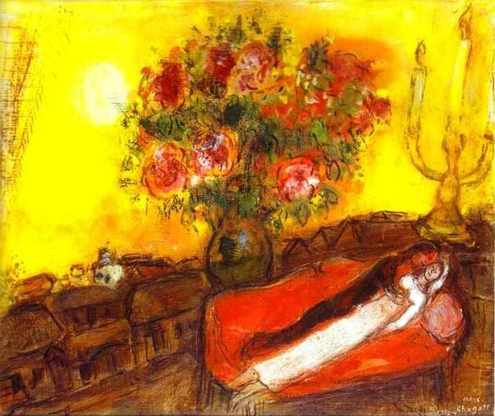 Marc Chagall. Le Ciel embrase.