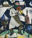 Marc Chagall. The Fiddler. (Le violoniste).