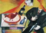 Marc Chagall. The Drunkard (Le saoul).