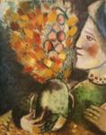 Marc Chagall. Woman with a Bouquet.