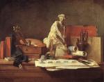 Jean-Baptiste-Simeon Chardin. The Attributes of the Arts and Their Rewards.