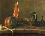 Jean-Baptiste-Simeon Chardin. A "Lean Diet" with Cooking Utensils.