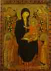 Cimabue. Madonna and Child with the Baptist and St. Peter.