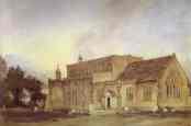 John Constable. East Bergholt Church.