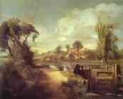 John Constable. Landscape: Boys Fishing.
