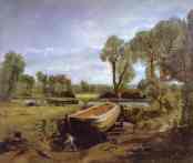 John Constable. Boatbuilding.