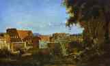 Jean-Baptiste-Camille Corot. The Colosseum: View from the Farnese Gardens.
