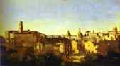 Jean-Baptiste-Camille Corot. Rome: The Forum Seen from the Farnese Gardens.