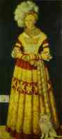 Lucas Cranach the Elder. Portrait of Duchess Katharine of Mecklenburg.