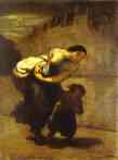 Honore Daumier. The Burden (The Laundress).