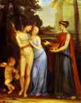Pierre-Paul Prud'hon with Marie Francois Constance Mayer-Lamartiniere. Innocence Choosing Love over Wealth.
