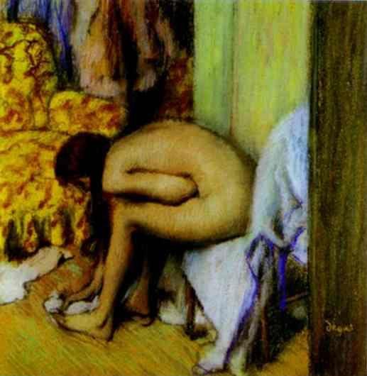 Edgar Degas. Nude Wiping Her Foot.