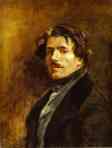 Eugène Delacroix. Self-Portrait.