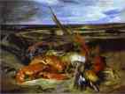Eugène Delacroix. Still Life with Lobsters.