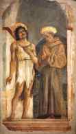 Domenico Veneziano. St. John the Baptist and St. Francis.
