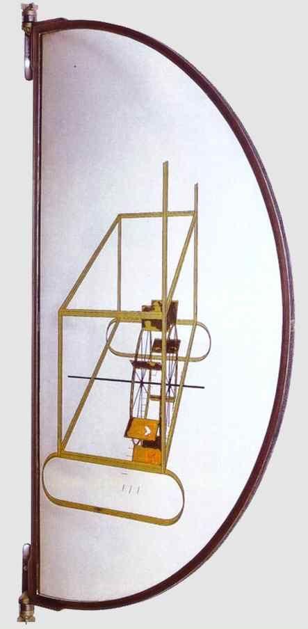 Marcel Duchamp. Glider Containing a Water Mill in Neighboring Metals./Glissière contenant un moulin à eau (en métaux voisins).