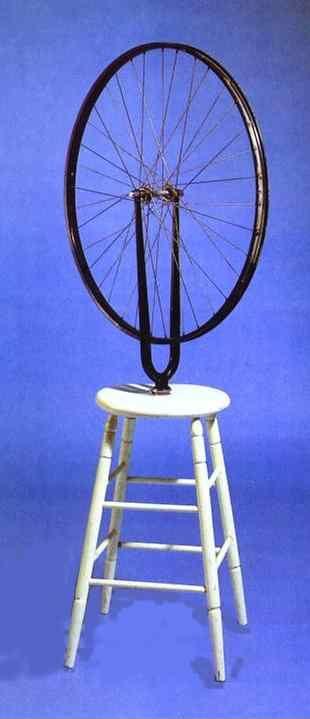 Marcel Duchamp. Bicycle Wheel/Roue de bicyslette.
