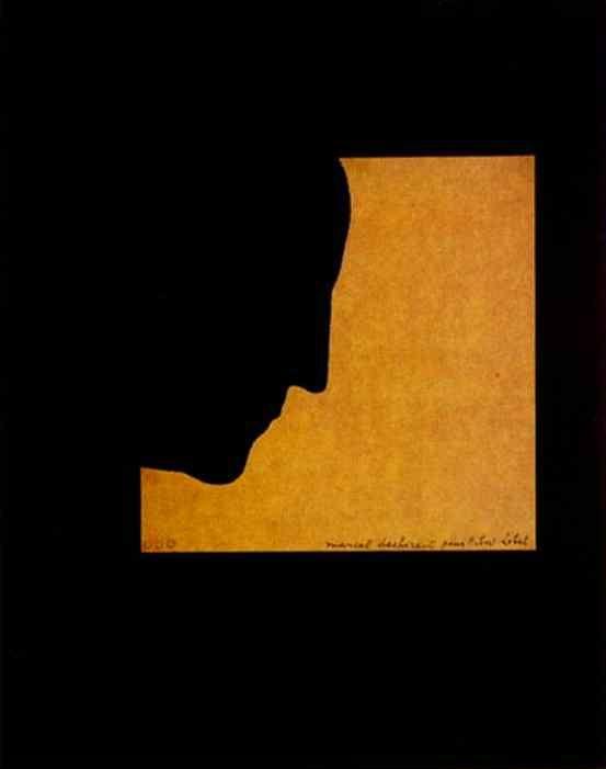 Marcel Duchamp. Self-Portrait in Profile.