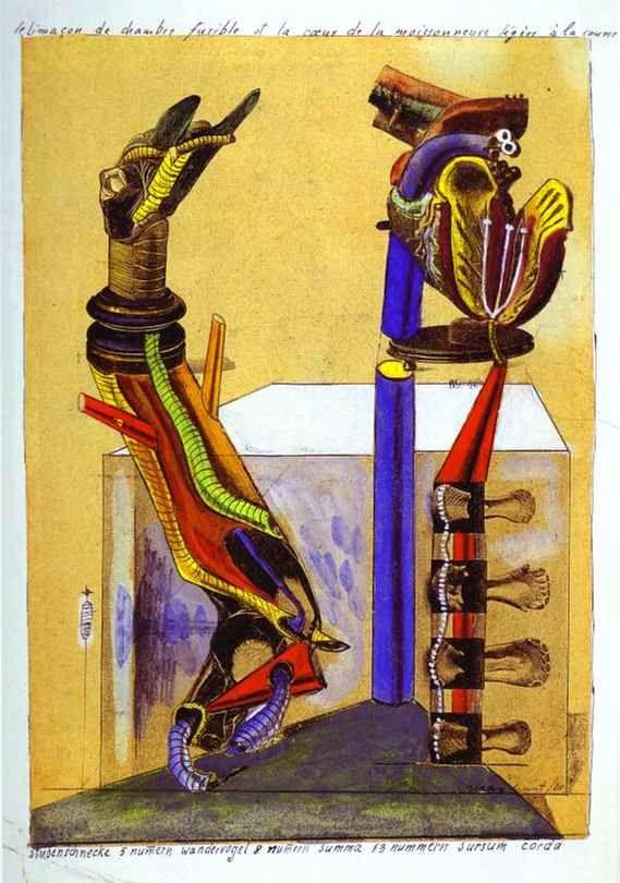 Max Ernst. Le Limaçon de chambre.