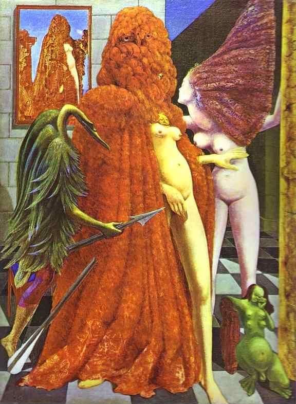 Max Ernst. The Robing of the Bride.