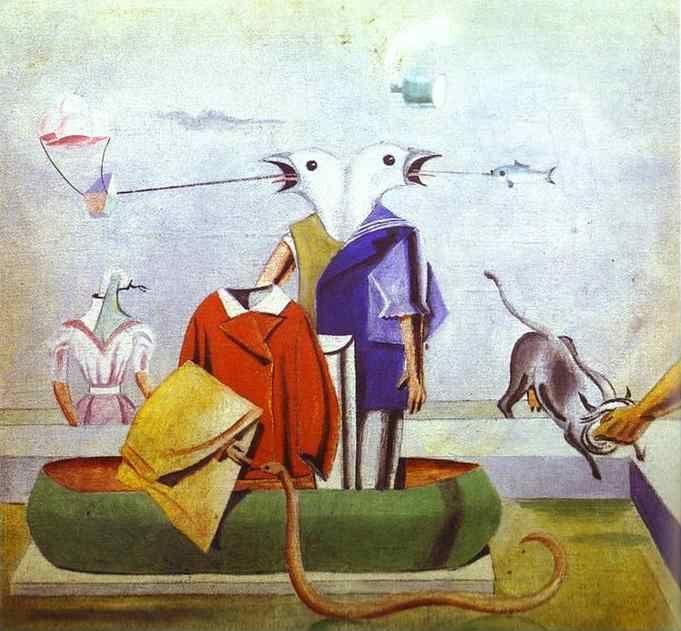 Max Ernst. Birds; also: Birds, Fish-Snake and Scarecrow.