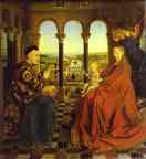 Jan van Eyck. The Virgin of the Chancellor Rolin.