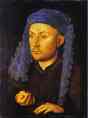 Jan van Eyck. Man in a Blue Turban.