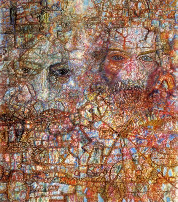 Pavel Filonov. Countenances (Faces on an Icon).