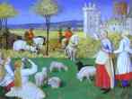 Jean Fouquet. St. Marguerite. Miniature from the Book of Hours of Etienne Chevalier.