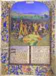 Jean Fouquet. The Battle between the Romans and the Carthaginians. From the book Histoire Ancienne.