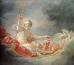 Jean-Honoré Fragonard. Venus and Cupid (also called Day).
