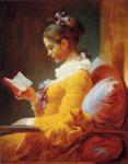 Jean-Honoré Fragonard. A Young Girl Reading.