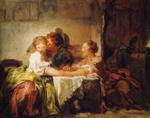 Jean-Honoré Fragonard. The Lost Wager.