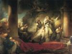 Jean-Honoré Fragonard. The High Priest Coresus Sacrifices Himself to Save Callirhoe.