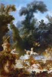 Jean-Honoré Fragonard. The Pursuit. One of the panels from The Progress of Love.