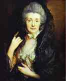 Thomas Gainsborough. Mrs. Thomas Gainsborough, nee Margaret Burr.