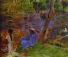 Paul Gauguin. At the Pond.