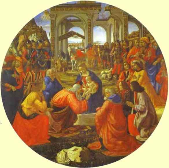 Domenico Ghirlandaio. The Adoration of the Magi.