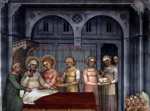 Giusto de' Menabuoi. The Birth of John the Baptist. Detail.