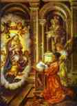 Jan Gossaert. St. Lucas Painting Madonna.