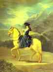Francisco de Goya. Equestrian Portrait of Dona Maria Teresa de Vallabriga.