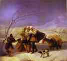 Francisco de Goya. The Snowstorm.