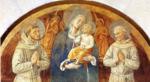 Benozzo Gozzoli. Madonna and Child between St. Francis and St. Bernardine of Siena.