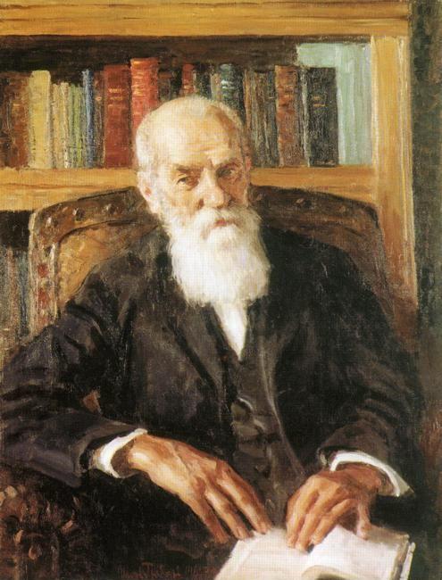 Igor Grabar. Portrait of the Academician Alexei Nikolaevish Bach.