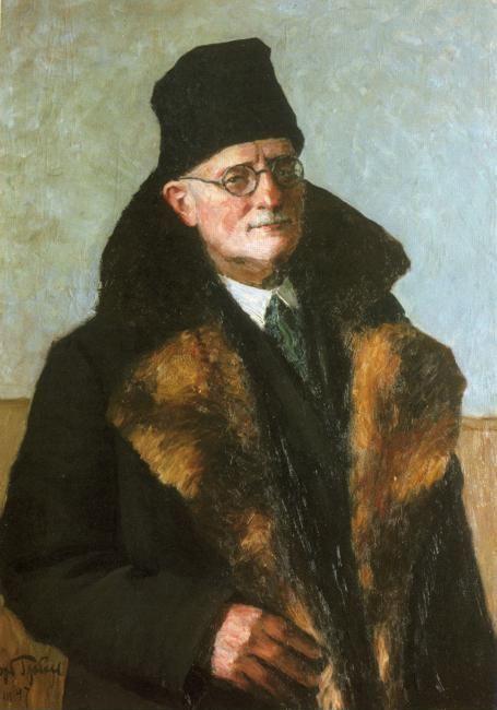Igor Grabar. Self-Portrait in a Fur-Coat.