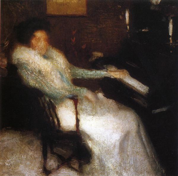 Igor Grabar. Lady by Piano.