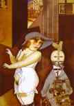 George Grosz. Daum Marries Her Pedantic Automaton George in May 1920, John Heartfield is Very Glad of It.