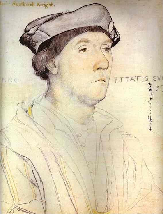 Hans Holbein. Portrait of Sir Richard Southwell.