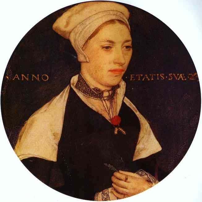 Hans Holbein. Portrait of Mrs Pemberton.