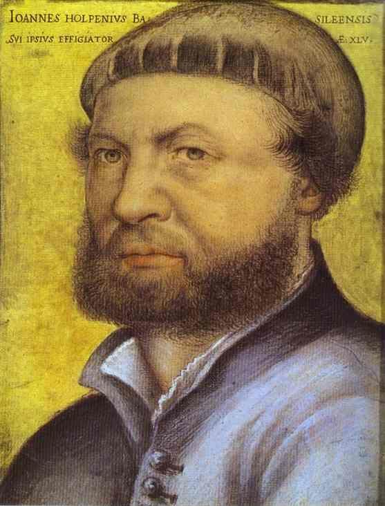 Hans Holbein. Self-Portrait.